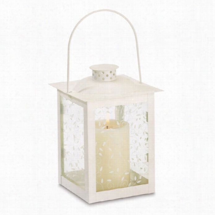 Zingz And Thingz Large Lantern In White