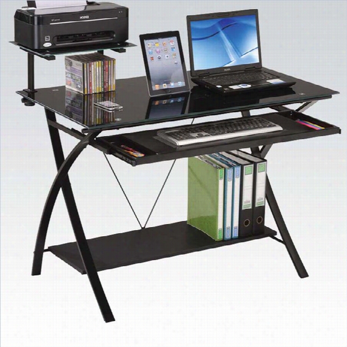 Acme Furniture  Erma Computer Desk In Black