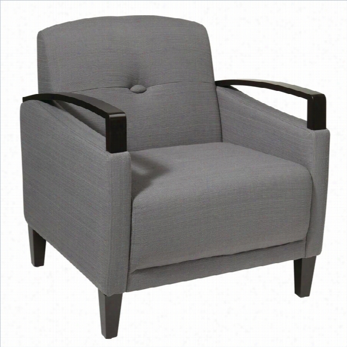 Avenue Six Main Street Arm Chair In Gray