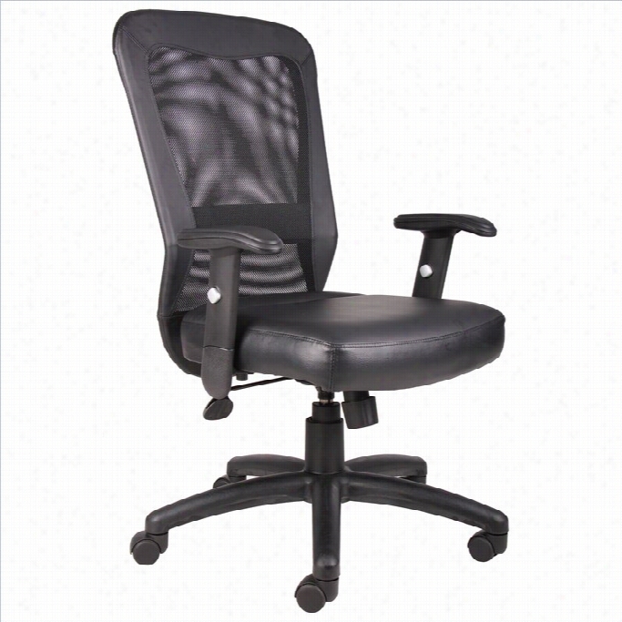 Boss Office Roducts Ventilation Ewb Mesh Back Task Office Chair I Black