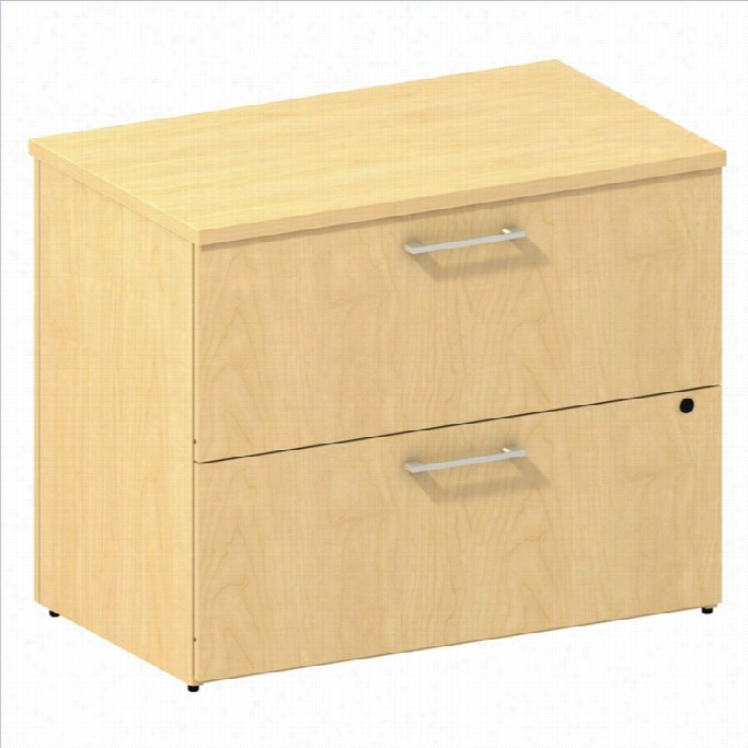 Bush Bbf 300 Series 2-drawer Lateral File  In Natural Maple