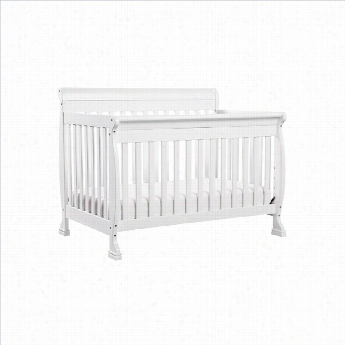 Davinci Kalani 4-in-1 Convretible Crib In White Wiht Crib Mattress