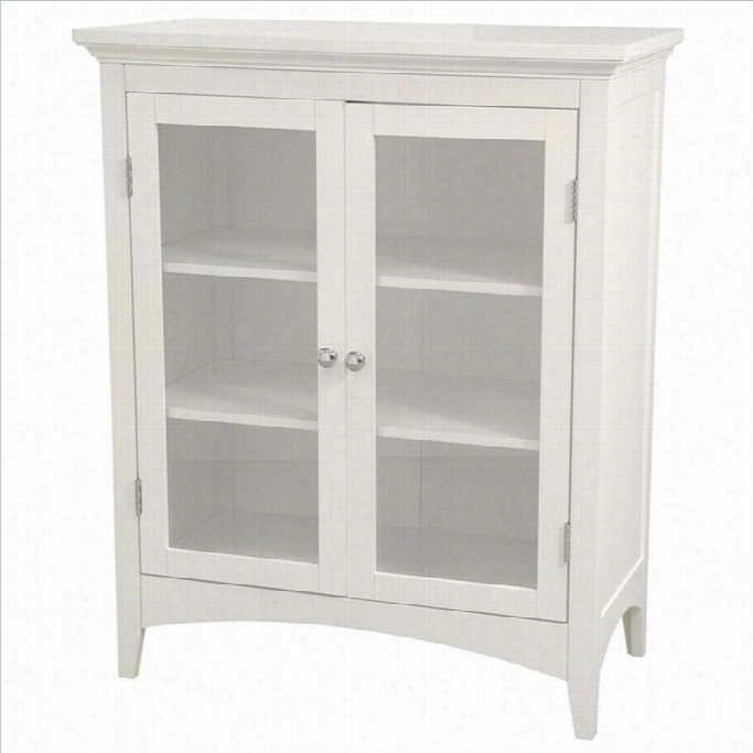 Elegant Home Fashions Madiison Avenue 2-door Flooor Cabinet In White