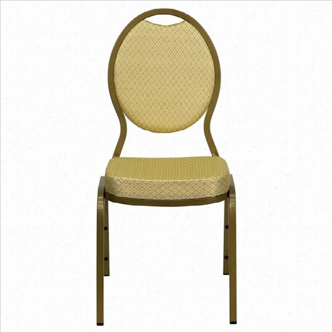 Flash Furniture Hercules Tesrdrop Back Stackign Chair With In Beige