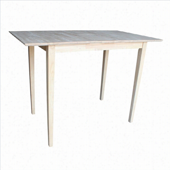 International Concepts Unfinishe D Rectangular Dining Table