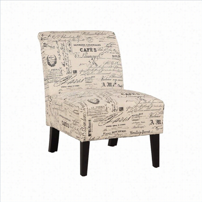 Linon Lily Chair In Scipt