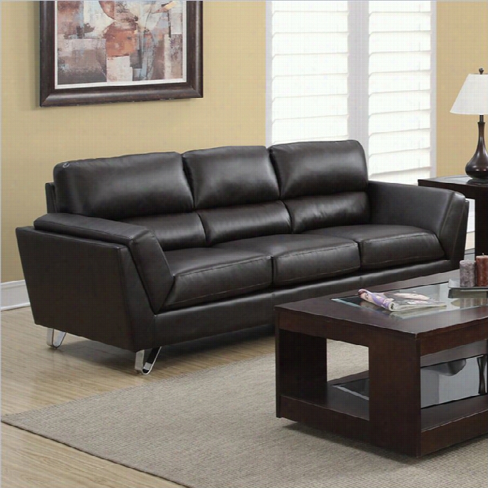 Monarch Sofa In Drk Brown