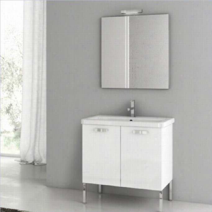 Nameek's Acf 30 City Play 5 Piece Standing Bathroom Vanity Set In Glossyy White