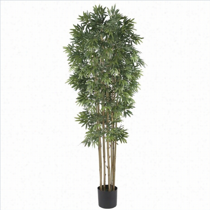 Nearly Natural 6' Bamboo Japanica Silk Tree In Natural