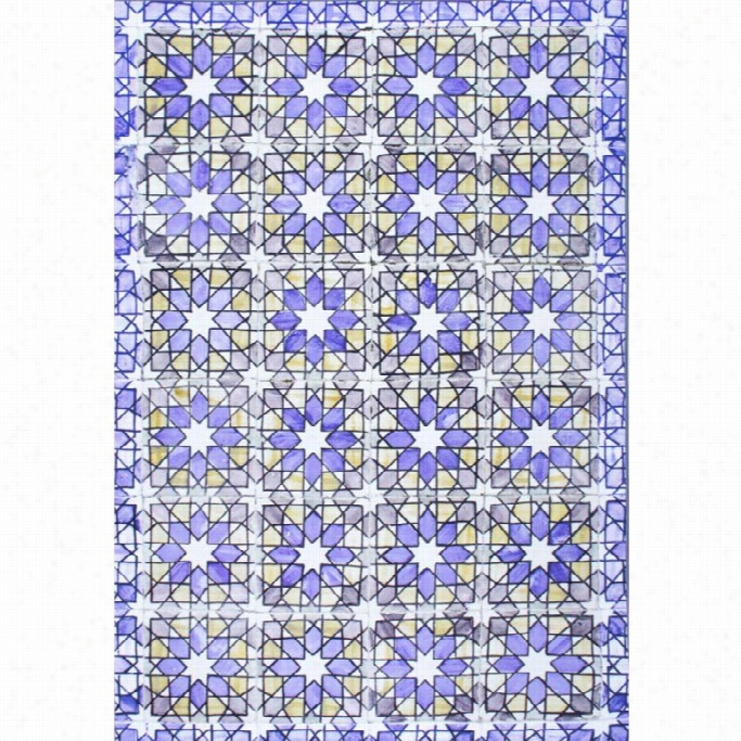 Nuloom 4' X 6' Loanne T Iles Rug In Purple