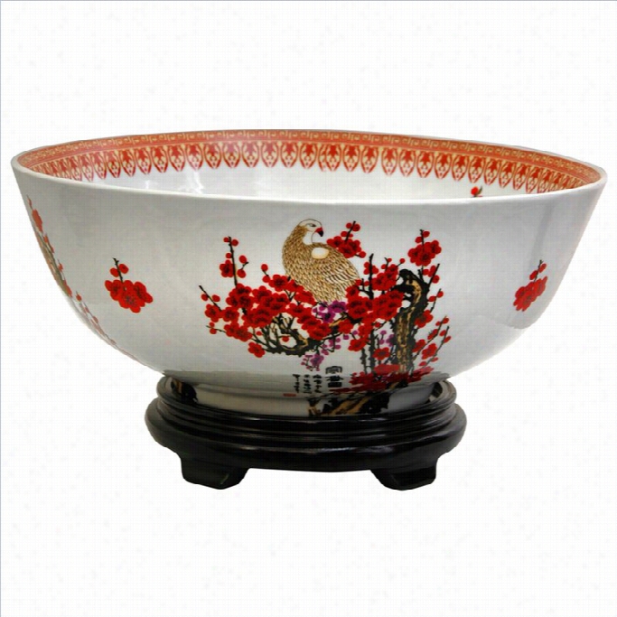 Oriental Furniture 14 Bowl In Multicolor