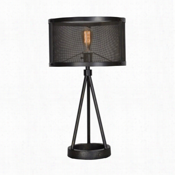 Renwil Livingstone Table Lamp In Black