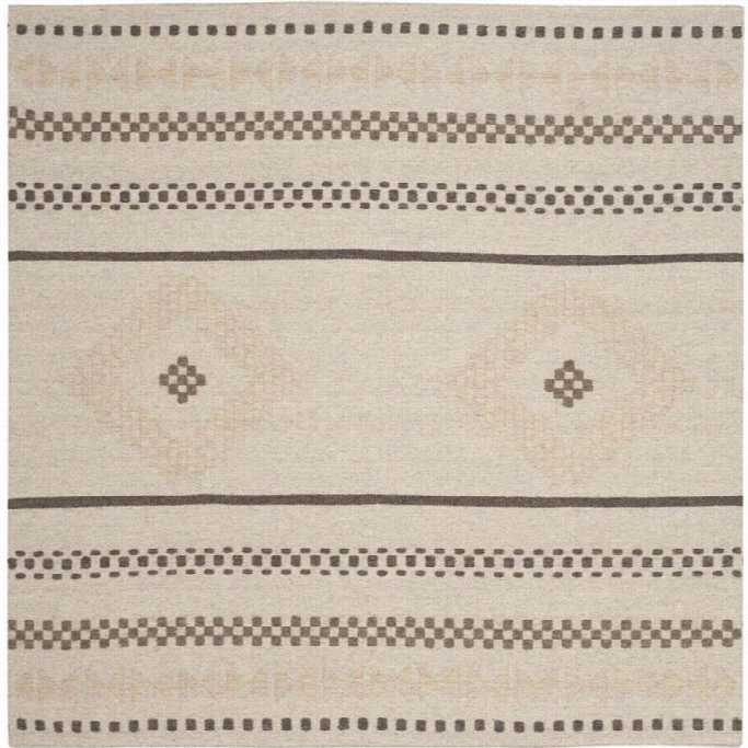 Safavieh Dhurries Natural Contemporary Rug - Square 6'