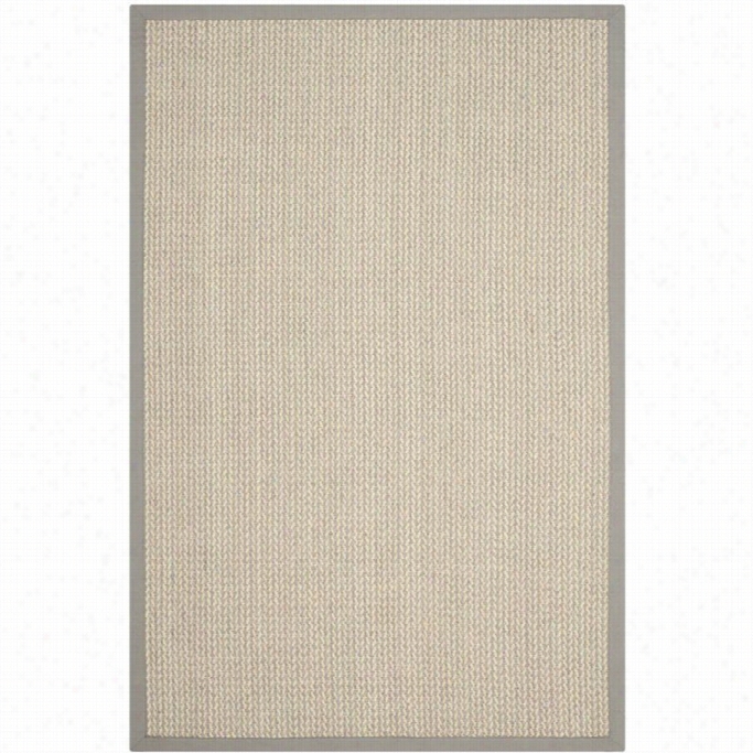 Safavieh  Natural Fiber Grey Area Rug - 4' X  6'