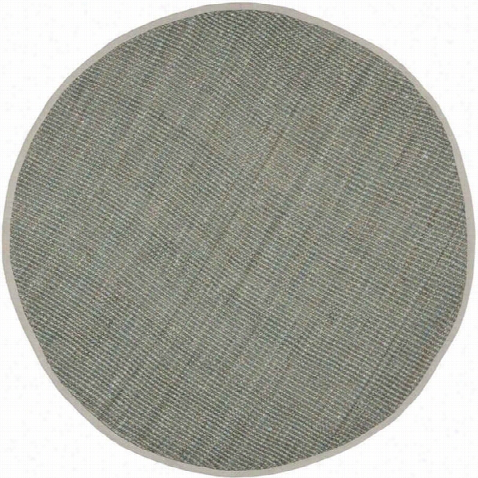 Safavieh Natural Iber Grey Area Rug - Round 9'