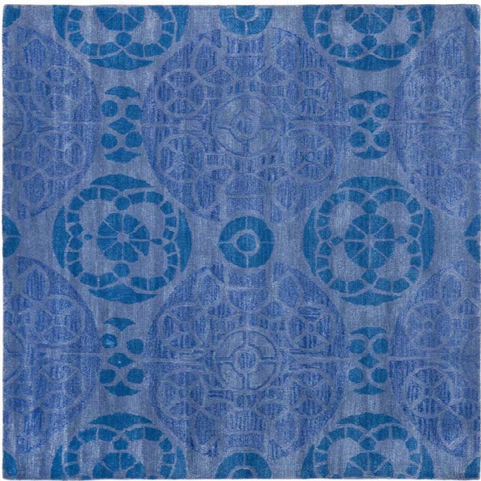 Safavieh Wyndham Blue Contemporaryy Rug - Squaree 5'