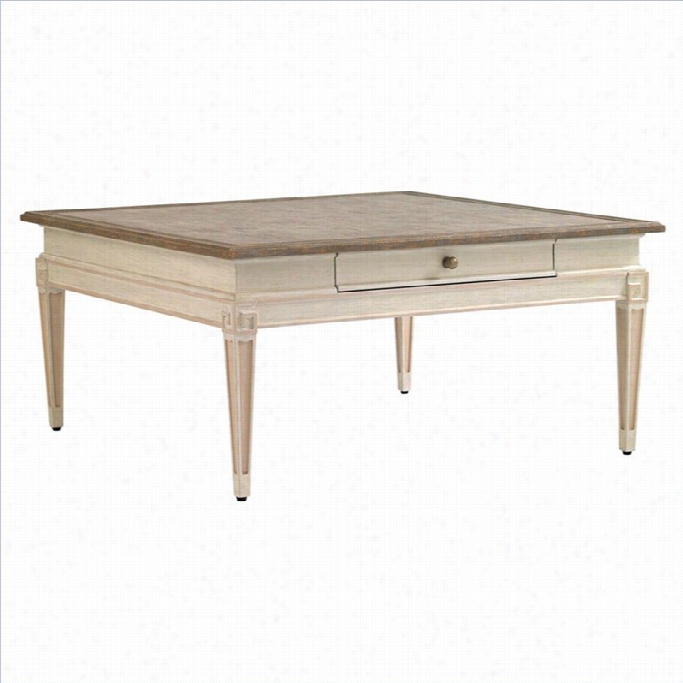 Stalney Furniture Preserve Fairbanks Ssquare Cocktail Table In Orchid