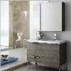 Nameek's New Space 40 Standing Bathroom Vanity Set in Grey Oak Senlis