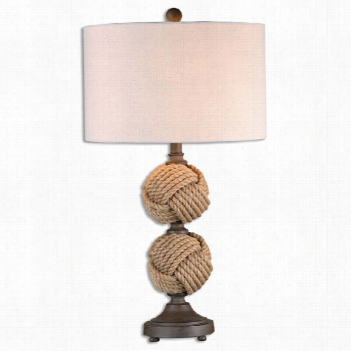 Uttermost Higgins Rope Spheres Table Lamp