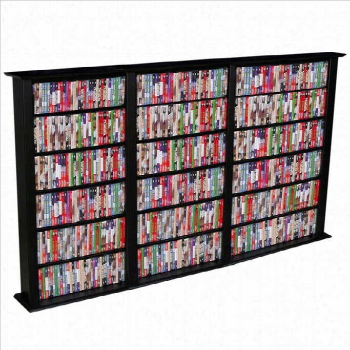 Venture Horizob Trpild 50 Cd Dvd Wall Media Storage Rackk-white