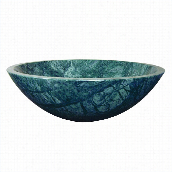 Yosemite Home Decor Marble Stone Classic Vessel Sink In Green