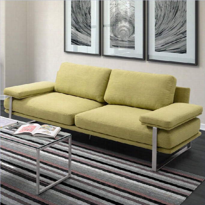 Zuo Jonkopnig Sofa In Lime