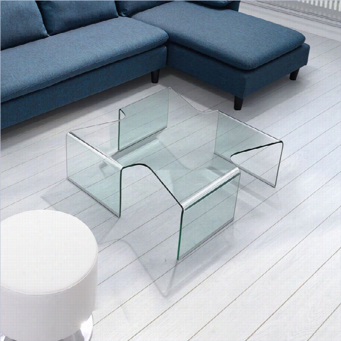 Zuo March Coffee Table In Clear