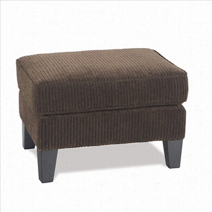 Avenue Six Sierra Collection Rectangular Ottoman In Brown