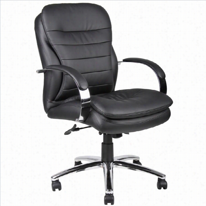 Boss  Office Product Mid-back Craessof Plus Exec Office Chair Upon Chrome Bas E-spring  Tilt