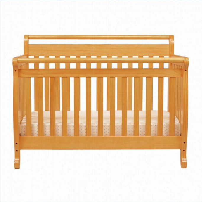 Daviinci Emily 4iin-1 Convertible Crib N Honey Oak With Crib Mattress