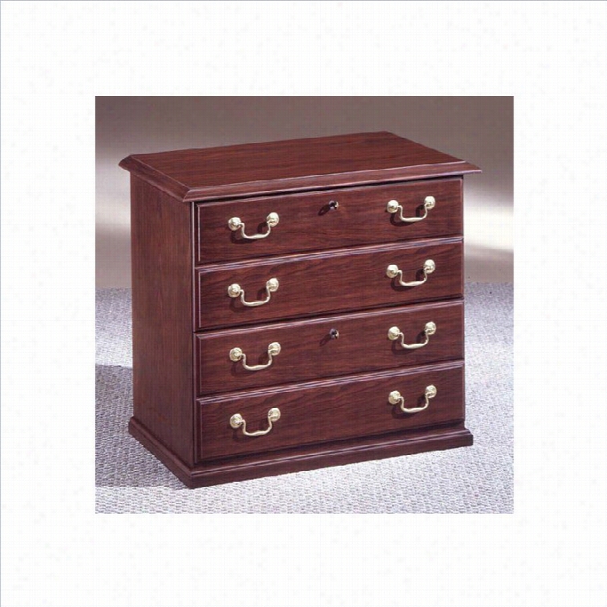 Dmi Andover 2 Drawer Lateral Wood File Cabinet In Mahogany