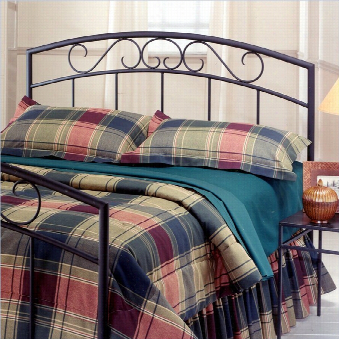 Hillsdale Wendell Spindle Headboard In Black-twin