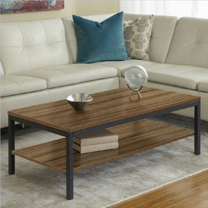 Jesper Office 100 Parson Collection Coffee Table In Walnut