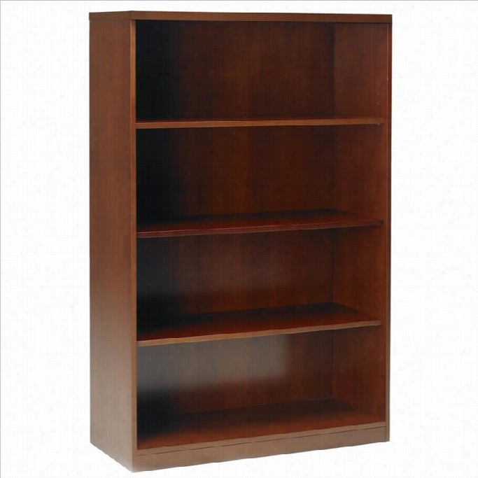 Mayline Stella 4-shelf Bookcase In Ttoffe