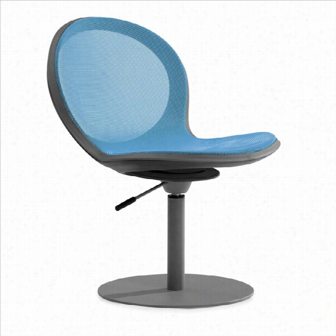 Ofm Net Swivel Base Office Chair With Gaslift In Skyblue