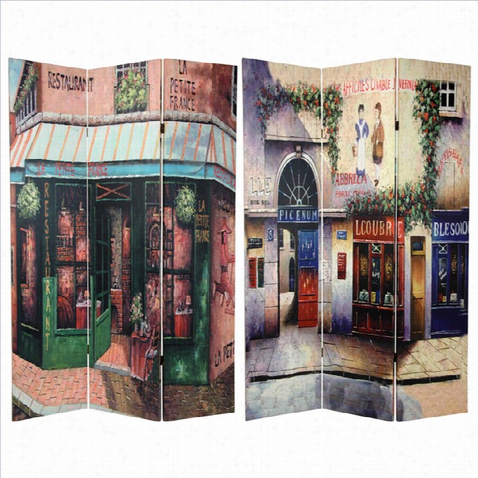 Oriental Double Sided Parisian Street Room Divuder