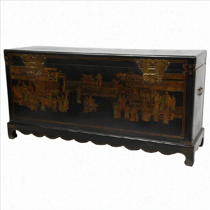 Oriental Furniture Daily Life Tr Unk In Black