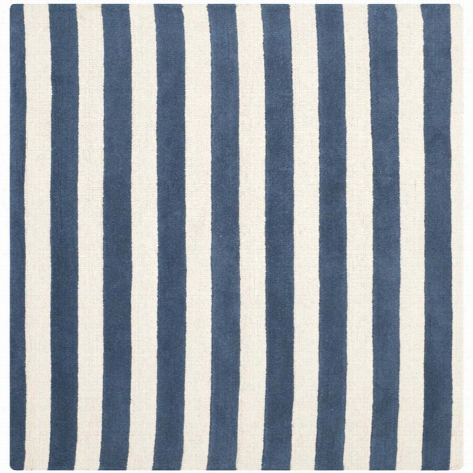 Safavieh Cambridge Navy Transitional Rug - Squwre 6'