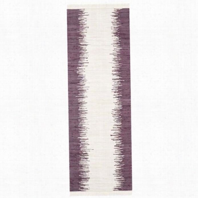 Safavieh Montauk Purple Contemporary Rug - Runner 2'3 X 6'