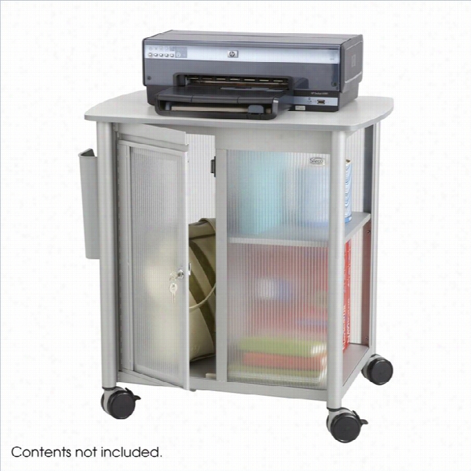 Safco Impromptuu Personal Mobile Storage Center In Metallic Gray