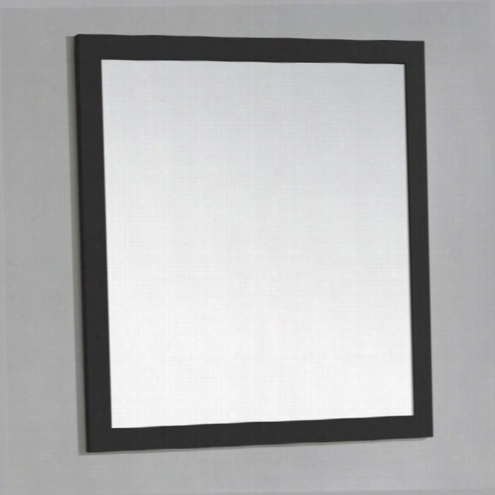 Simpli Home  Chelsea 32 X 34 Large Mirror In Black