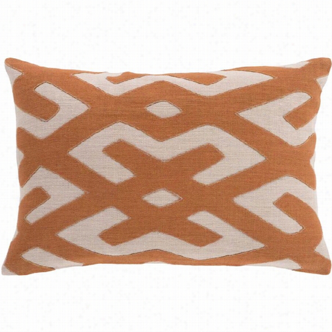 Surya Narobi Poly Fill 13 X 19 Pillow In Rred