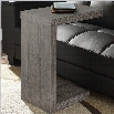 Monarch Hollow-Core Accent Table in Dark Taupe