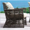 Sunset West Venice Club Chair in Chocolate