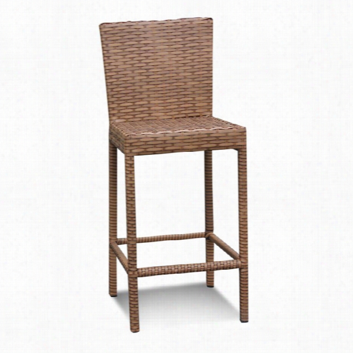 Tkkc Laguna Outdoor Wicker Bar Stools In Caramel (regulate Of 2)