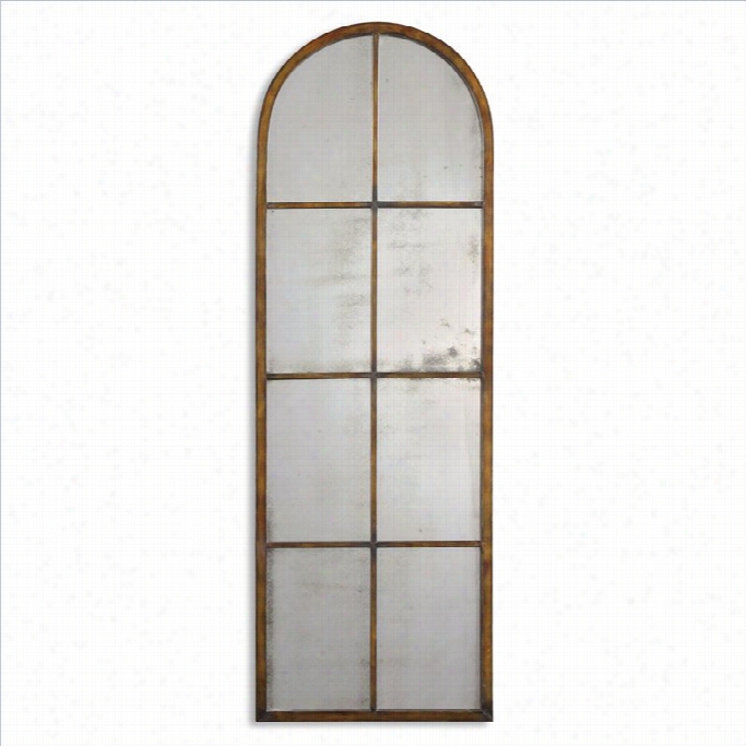 Uttermost Amiel Arch Ed Mirror In Maple Brown