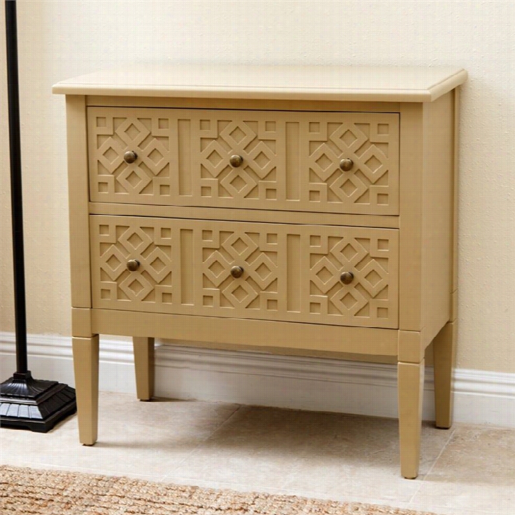 Abbyson Living Accent Table In Beige