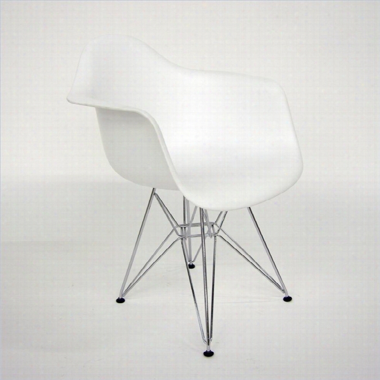 Aeon Furniture Dijonarmdining Chair In Matte White (set Of 2)