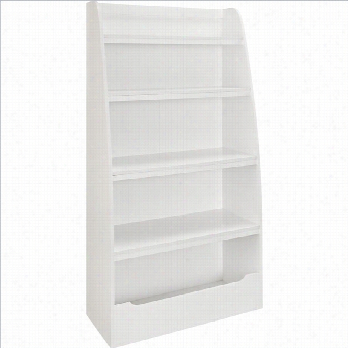 Altra Furniture Kids 4-shelf Bookcase In White Finish