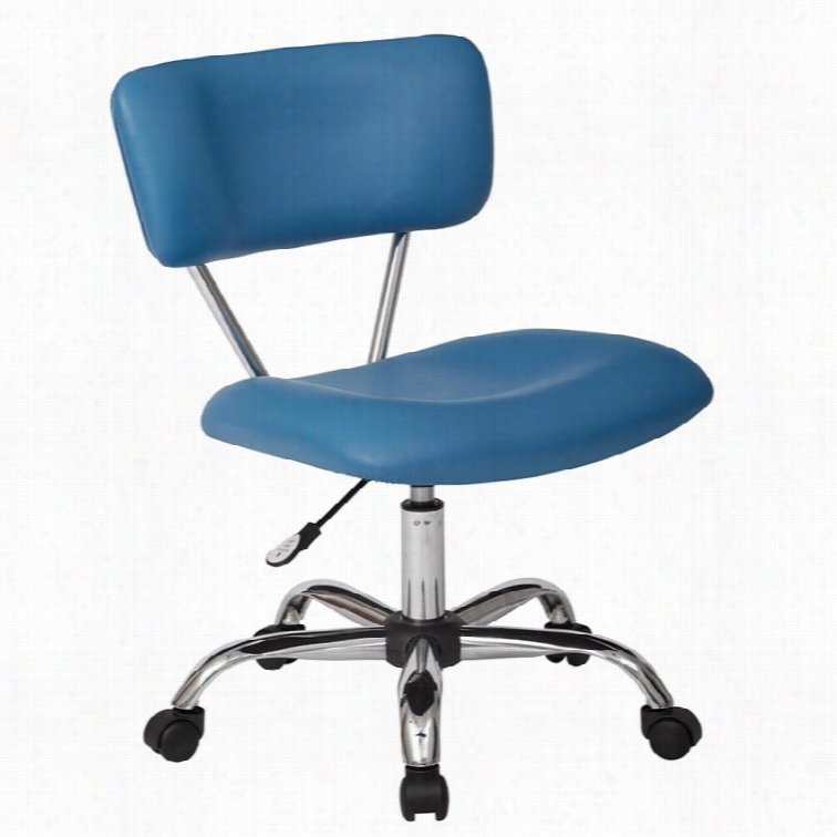 Avenue Six Vissta Task Office Chair In Blue